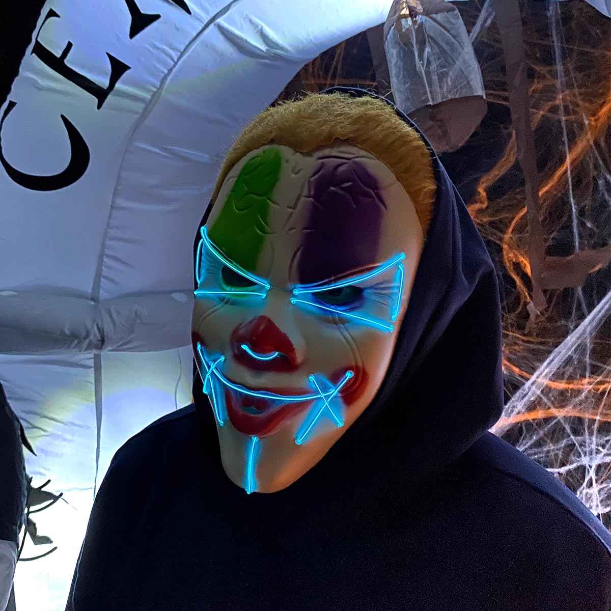 Miniatura 5 de Mascara Payaso It LED Luz MSHW3LEDV2